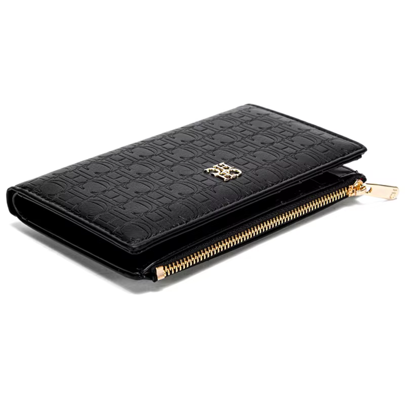 CHCH Portefeuille pour femme Slim à deux volets avec fermeture éclair et poche pour pièces de monnaie