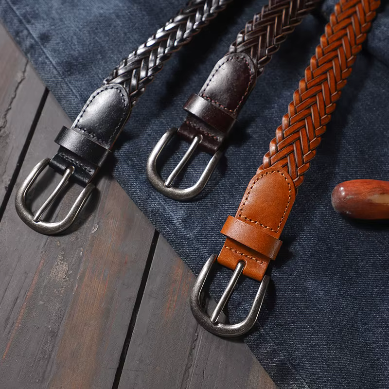 Ceinture tissée à la main pour hommes et femmes