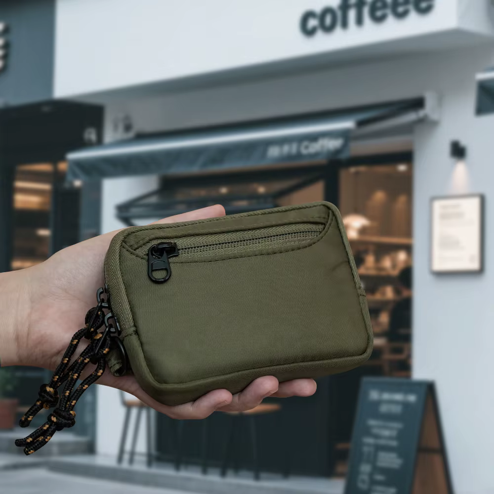 Mini porte-monnaie, porte-cartes multi-emplacements de grande capacité, petite pochette à monnaie portable, portefeuille pour hommes et femmes pour un usage quotidien