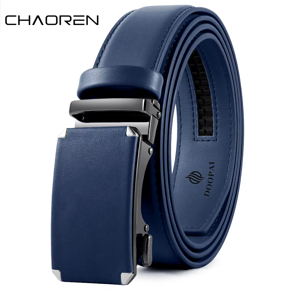 CHAOREN hommes mode ceinture en cuir véritable