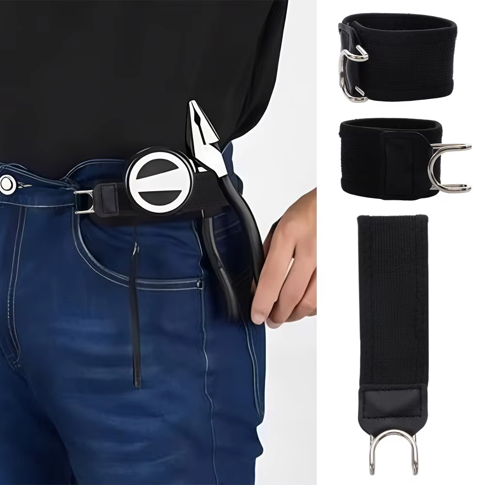 Nouveau Crochet de ceinture sans boucle unisexe