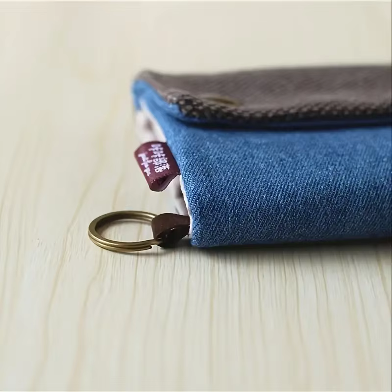 Portefeuille en tissu pliable fait à la main pour femmes