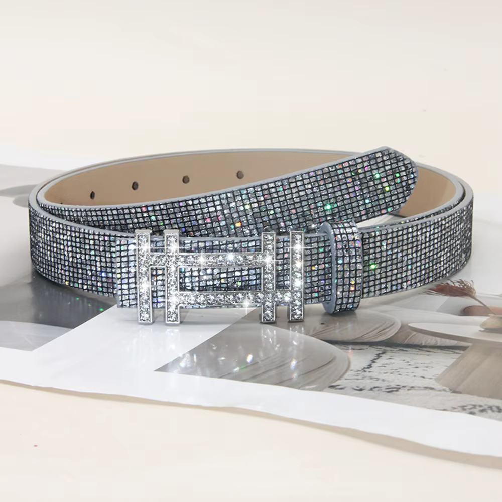 Ceinture en strass scintillants pour femmes