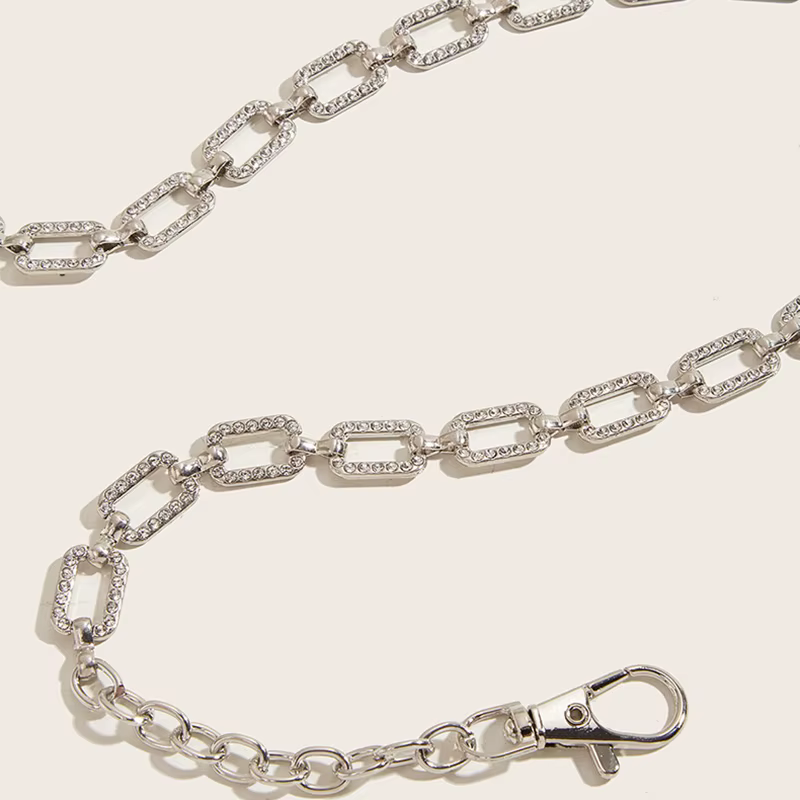 Ceinture tendance pour femme avec strass