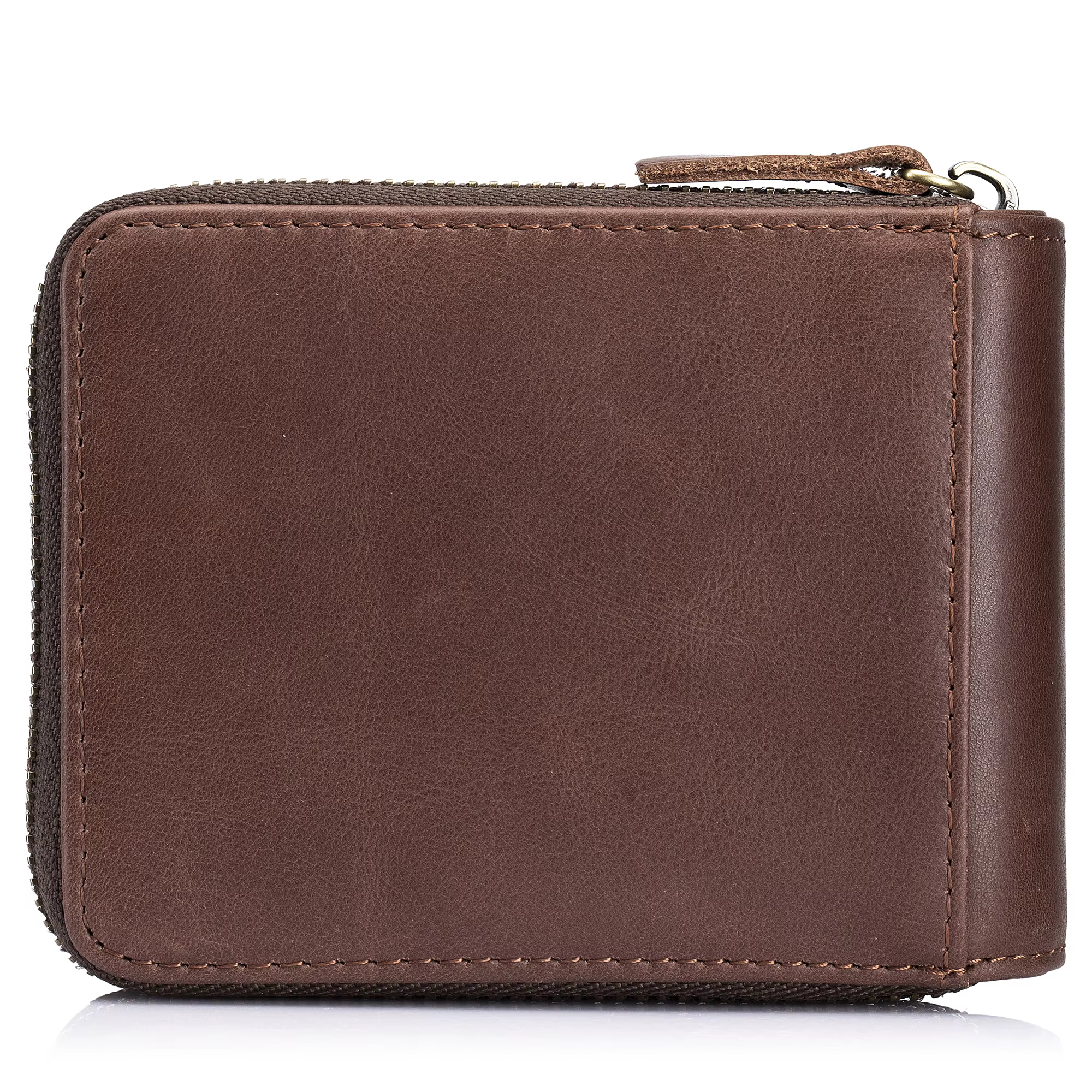 LUKZIJAES portefeuilles pour hommes en cuir véritable blocage RFID grande capacité carte de crédit portefeuille Vintage
