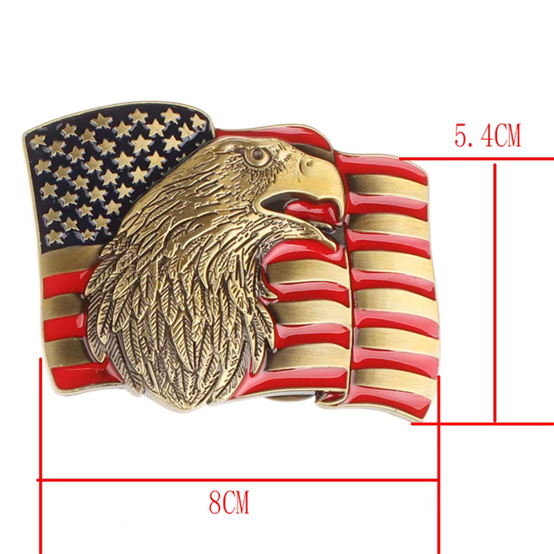 Ceinture à motif d'aigle américain pour hommes et femmes, ceinture de mode indienne