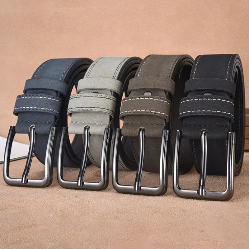 Ceinture pour homme avec boucle en métal