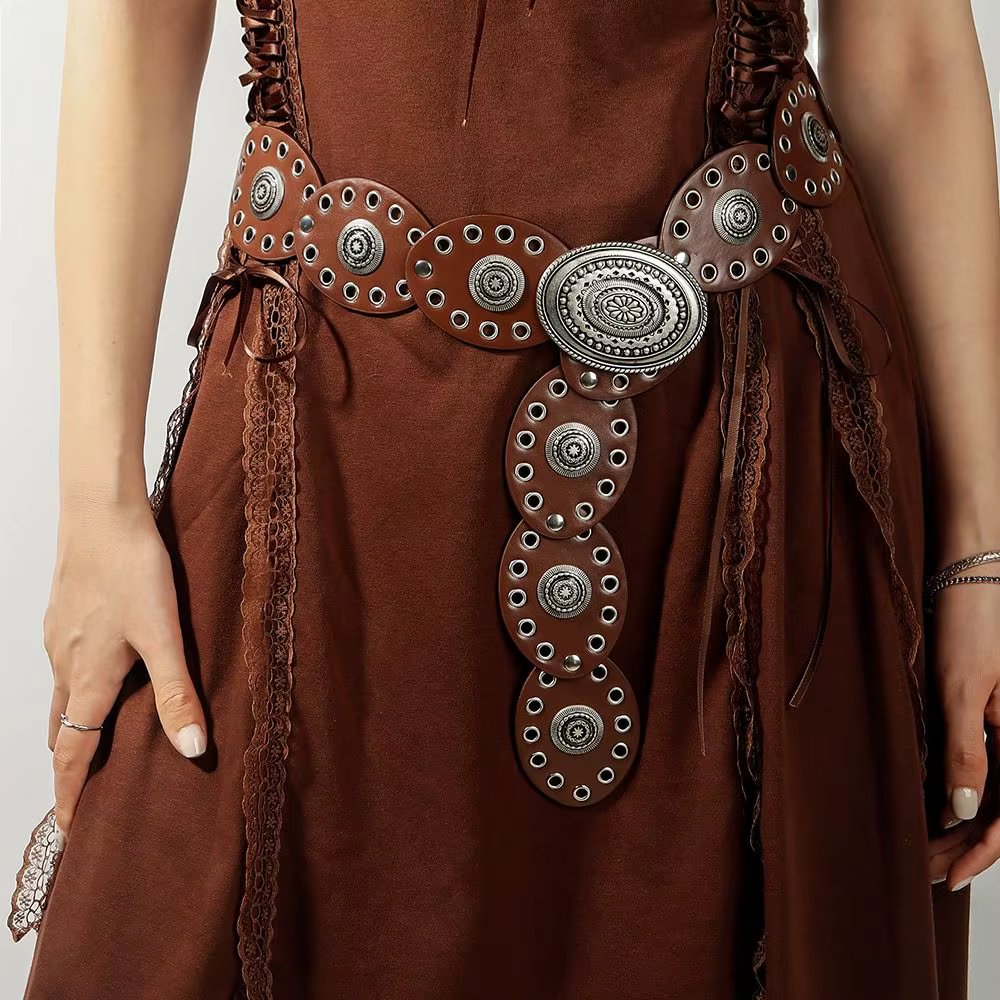 Ceinture à disque creux pour femme