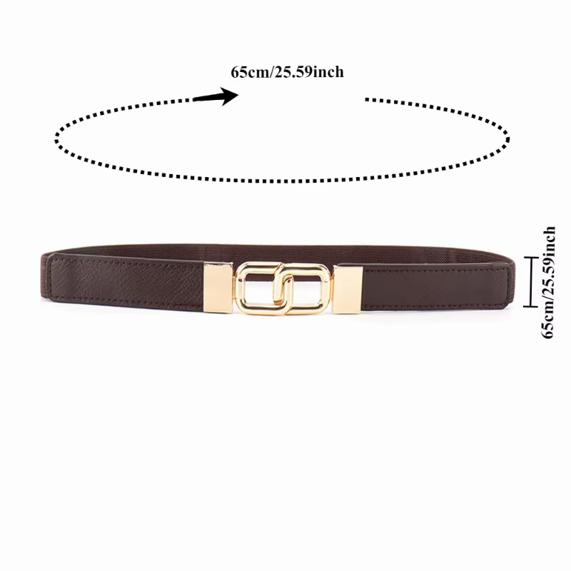 Ceinture de style européen et américain inspirée du temps