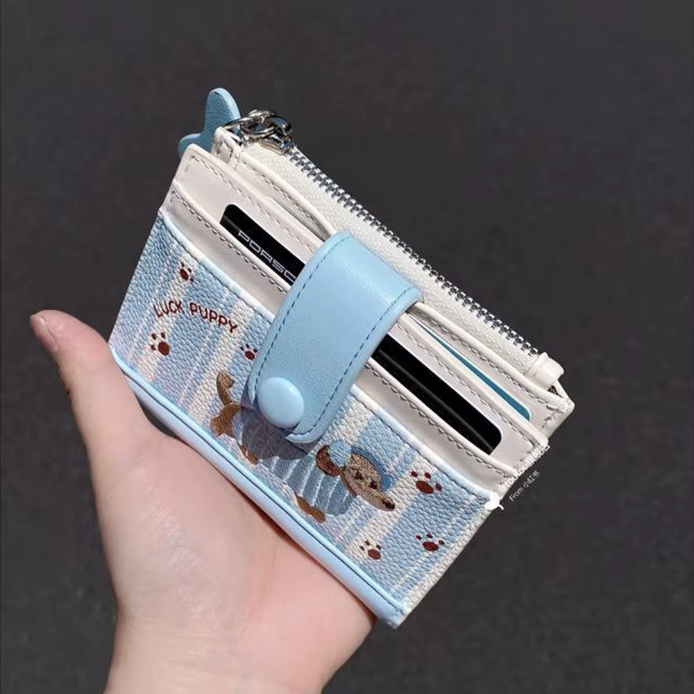 Porte-monnaie élégant en cuir Pu