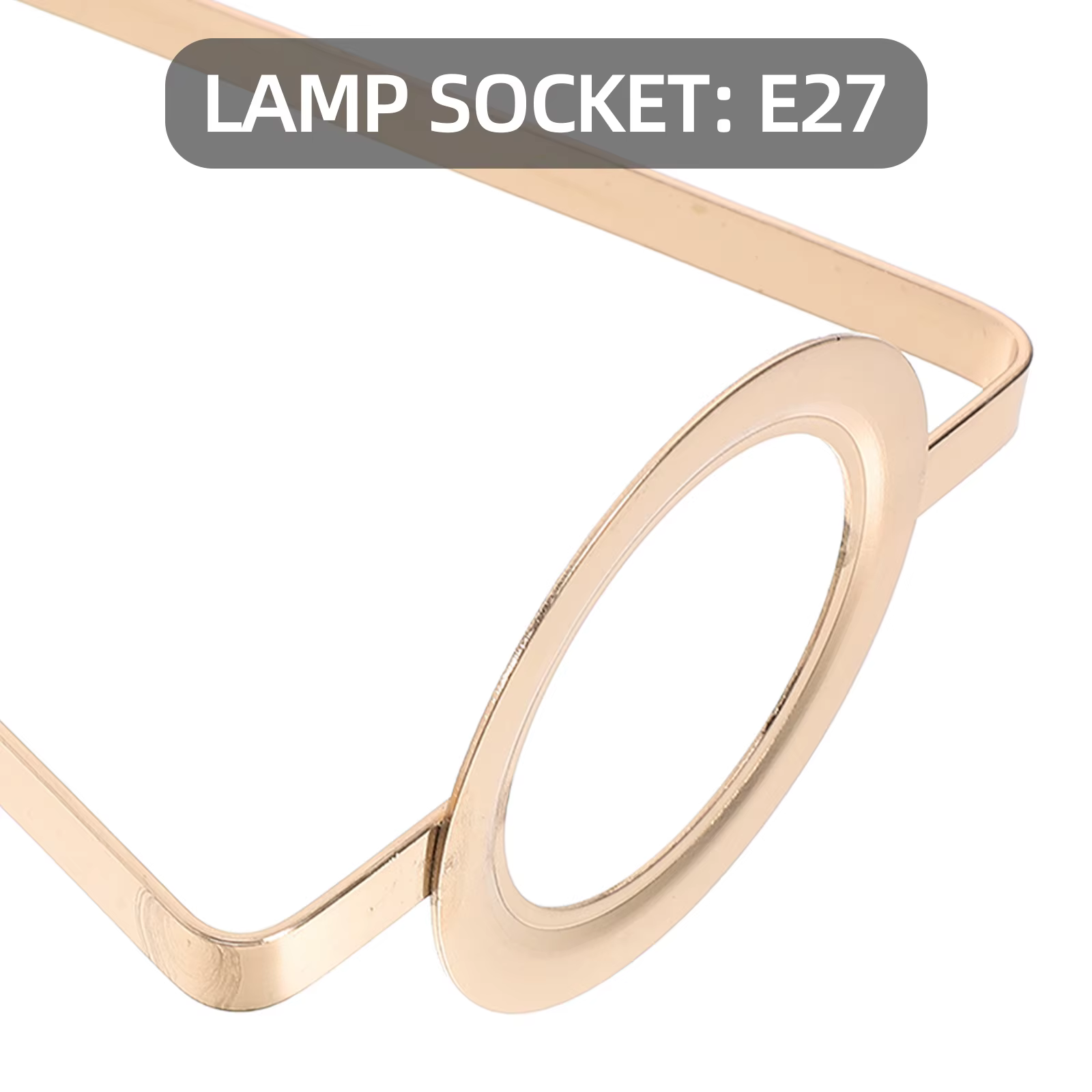 Support d'abat-jour, support de harpe, conception robuste et Durable pour pièces de lampe de bureau et de maison, accessoires de remplacement, support d'abat-jour