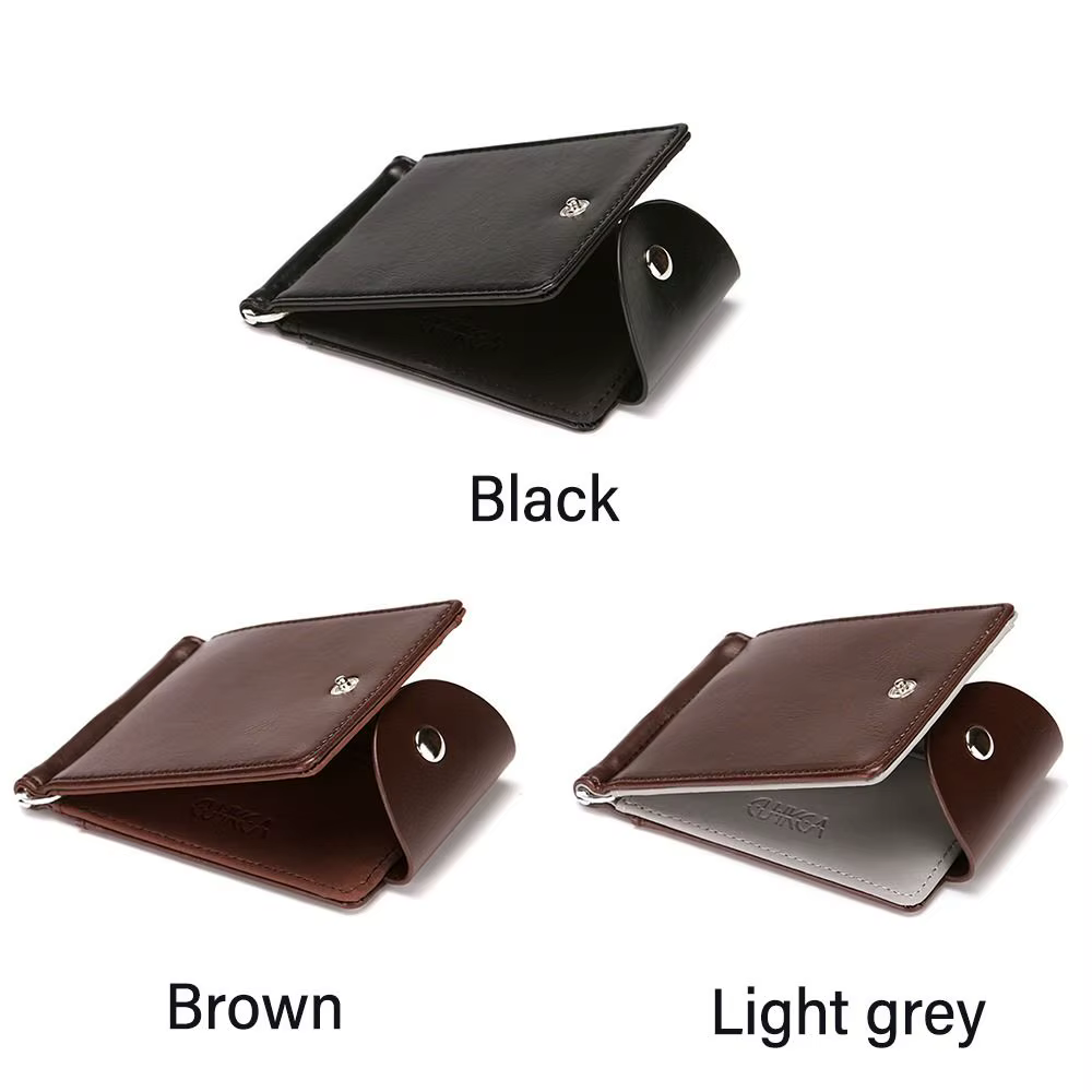 Portefeuille en cuir PU pour hommes