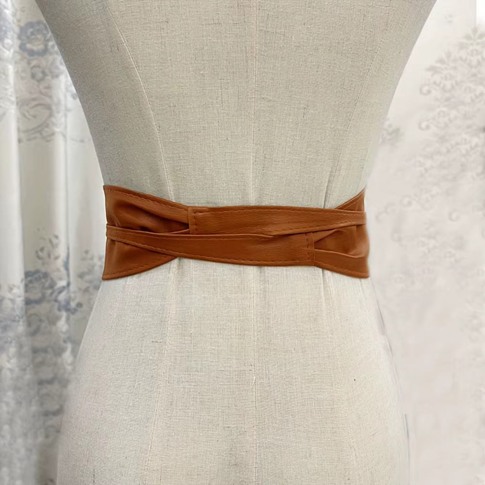 Ceinture Boho en Faux cuir pour femmes
