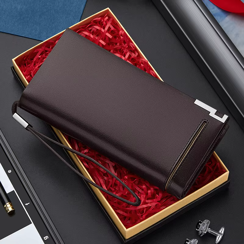 Portefeuille en cuir personnalisé pour homme