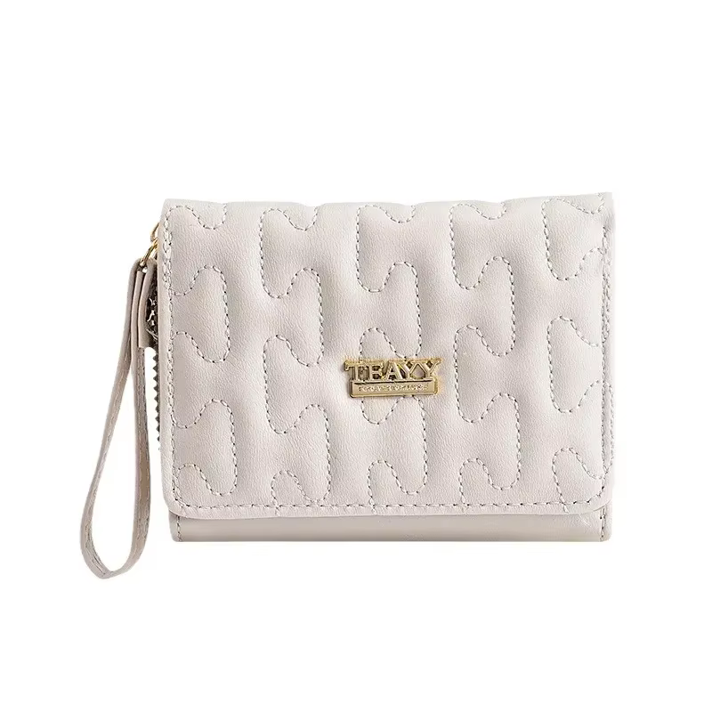 Petit portefeuille pour femme en cuir