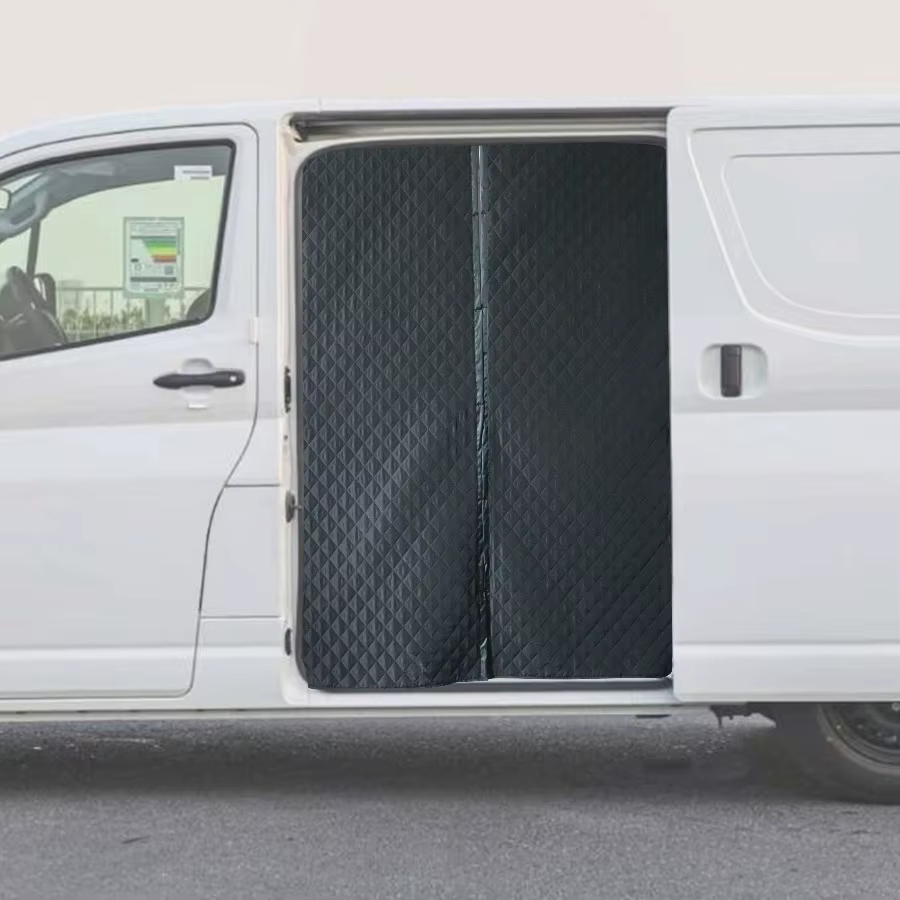 Couverture de porte isolée universelle pour camping-car, rideau isolant pour porte de camping-car, 180cm x 133cm, couverture isolée thermique imperméable pour l'hiver