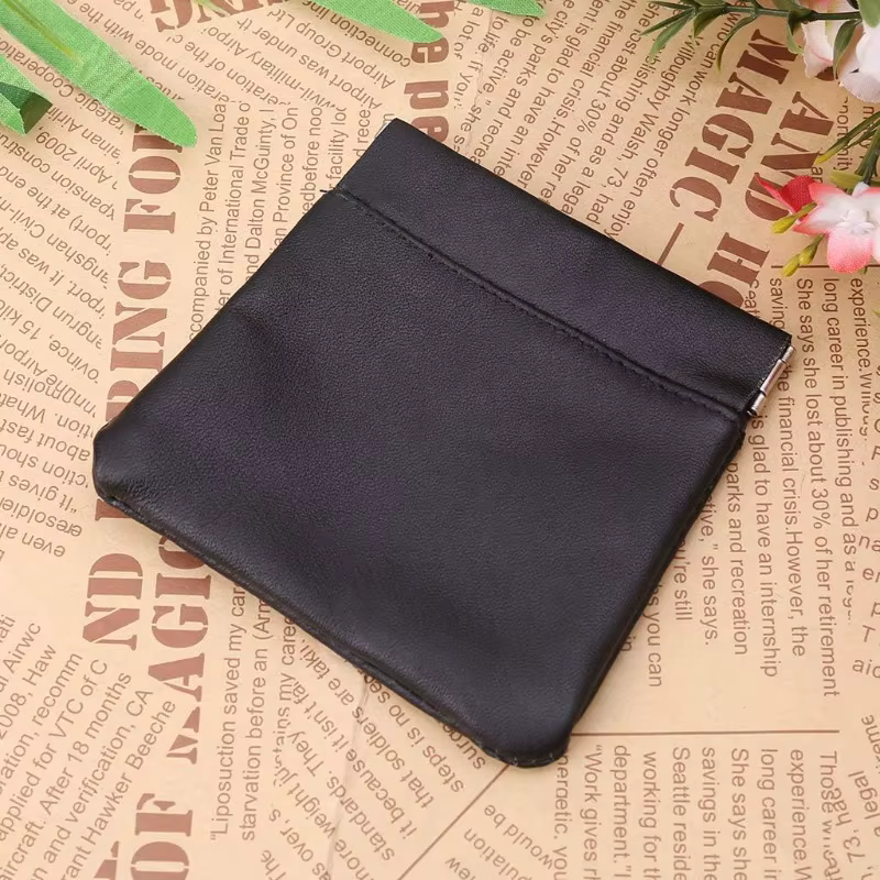 Porte-monnaie en cuir court portefeuille sac femmes hommes petit Mini enfants fille argent changement clé écouteurs voyage porte-carte de crédit