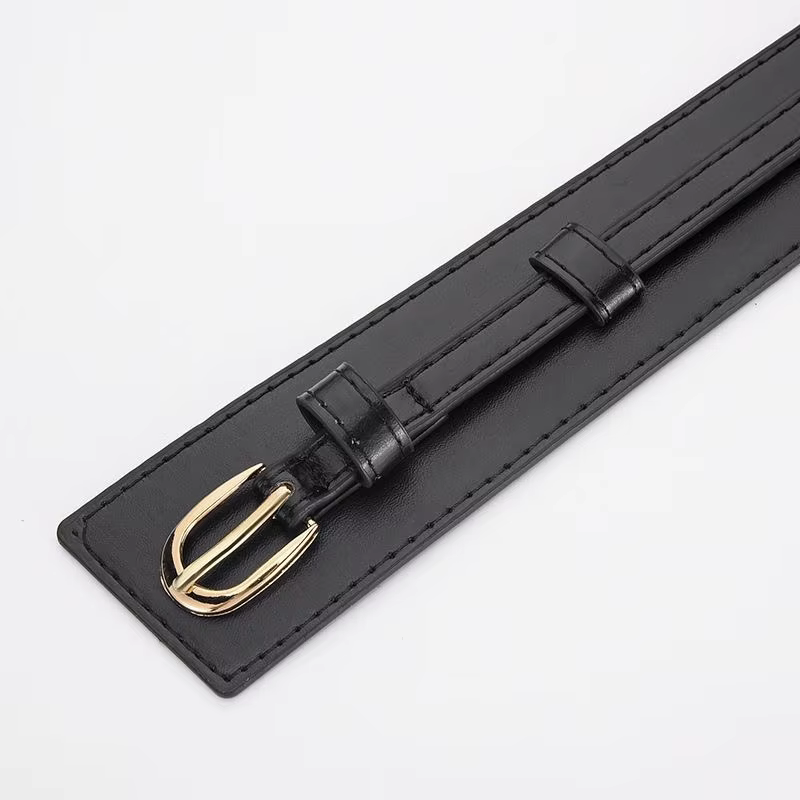 La ceinture de taille pour femme est une ceinture large pour pantalon