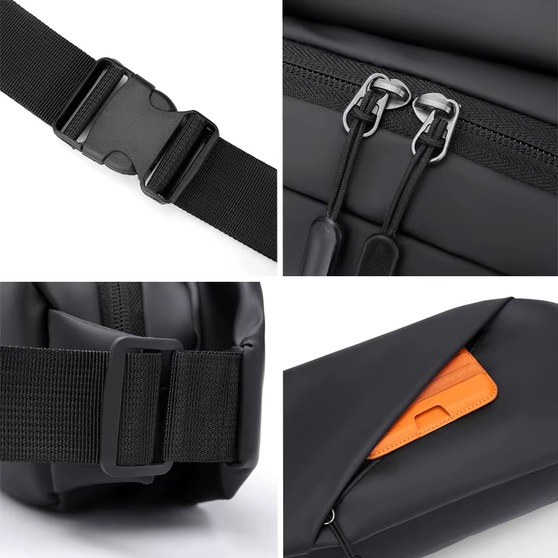 Nouveau sac à bandoulière pour hommes mode Simple grande capacité multi-fonction sac de poitrine