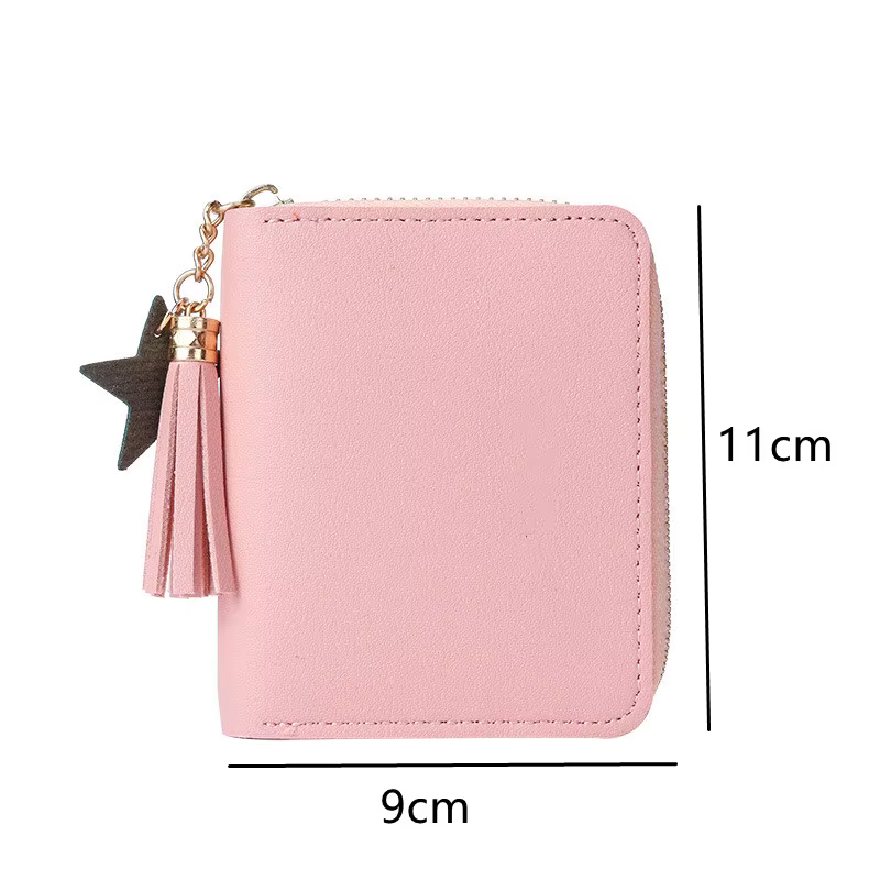 Porte-monnaie en cuir PU pour femmes