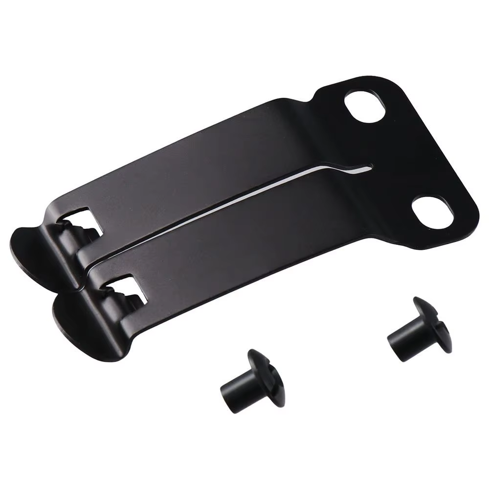 Réinitialisation de ceinture en métal de haute qualité, clip de fixation de rêve noir, clip monobloc avec vis, pince de gaine pratique, matériel de montage en métal