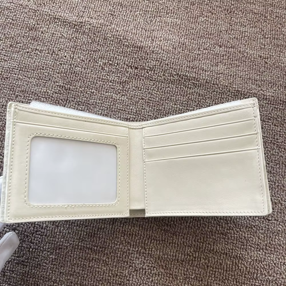 Portefeuille pour homme en cuir de crocodile authentique de l'Himalaya