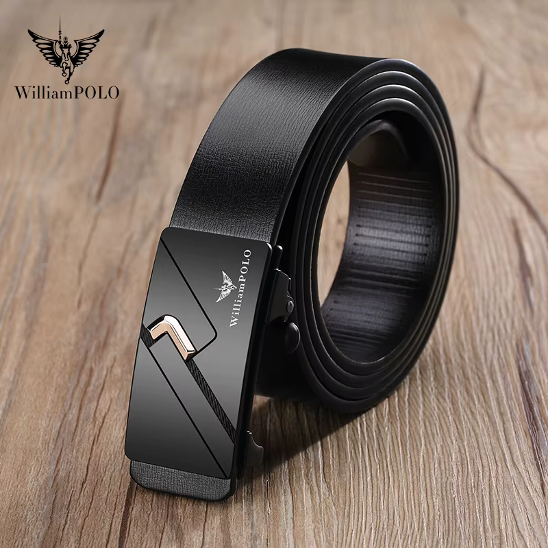Ceinture sans dents minimaliste décontractée pour hommes