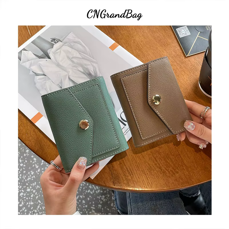 Portefeuille personnalisé en cuir véritable pour femmes