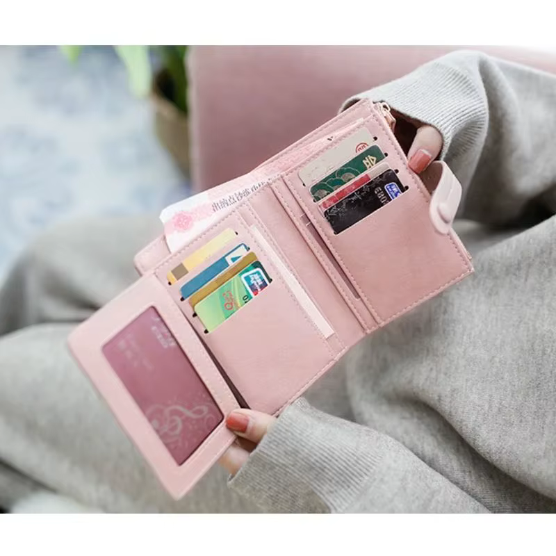 Portefeuille court avec nom personnalisé pour femmes