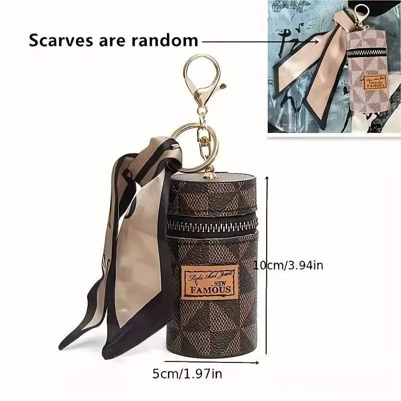 Mini porte-monnaie rétro en cuir fleuri vintage
