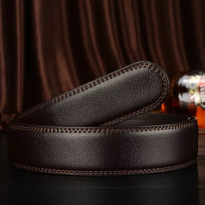 Ceinture d'affaires unisexe en PU pour hommes et femmes