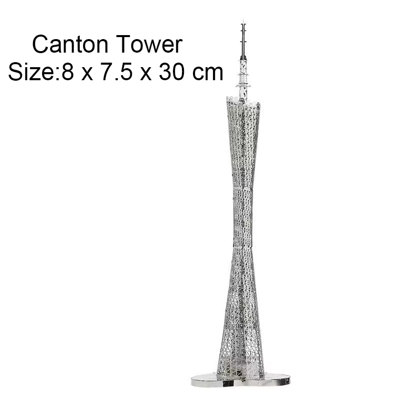 Puzzle 3D en métal de la tour de Londres, modèle Tokyo Skytree, modèle de puzzle découpé au laser pour adultes, jouets éducatifs, décoration de bureau