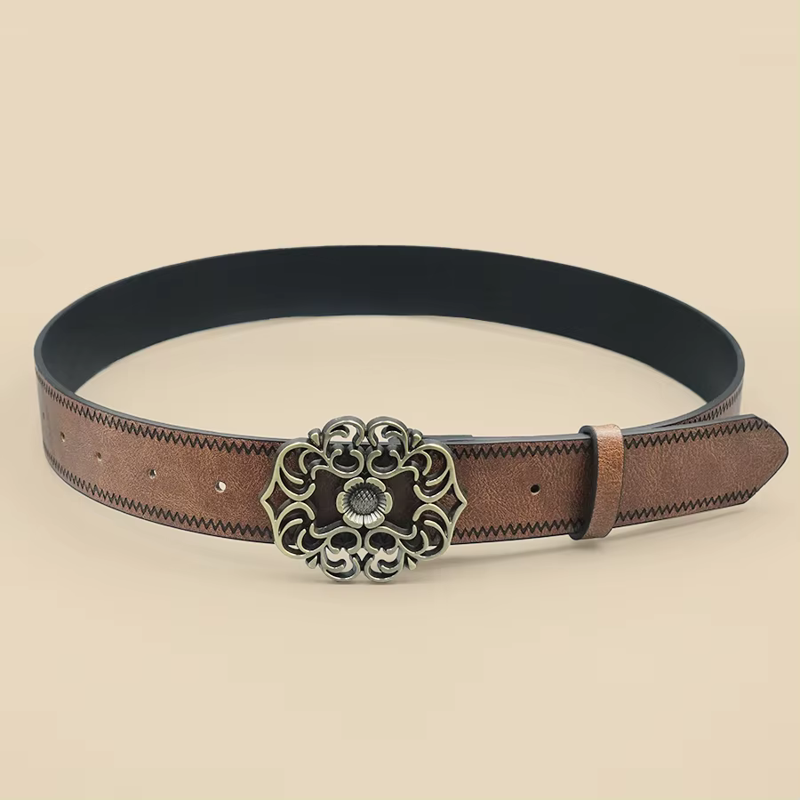 Ceinture classique de Style Denim occidental rétro