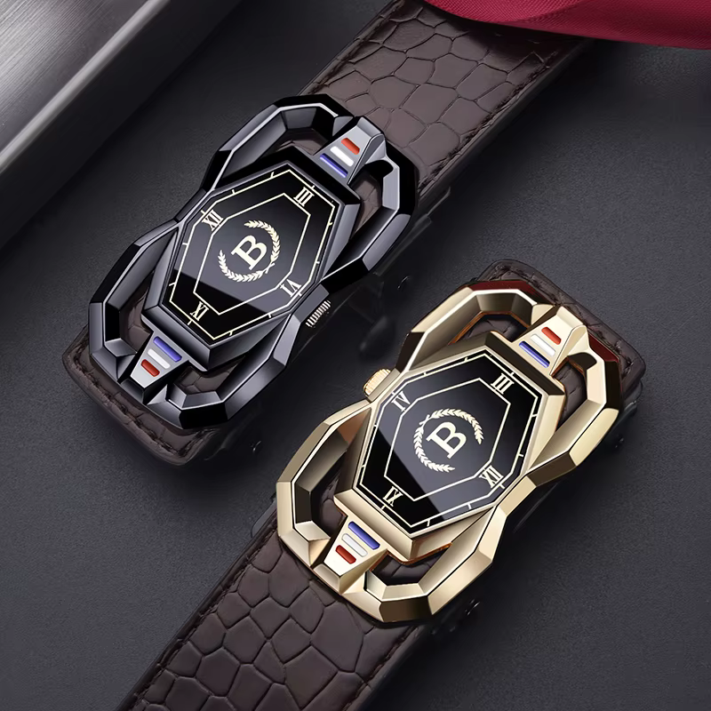 Ceinture à motif Crocodile pour hommes