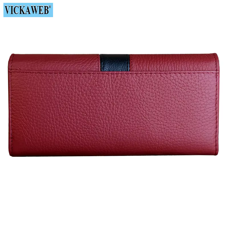 Cadeau gratuit femmes portefeuilles marque Design haute qualité en cuir portefeuille femme moraillon mode Alligator