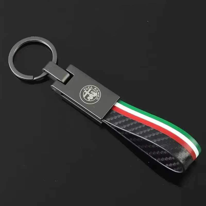 Porte-clés de Badges de voiture en cuir de luxe