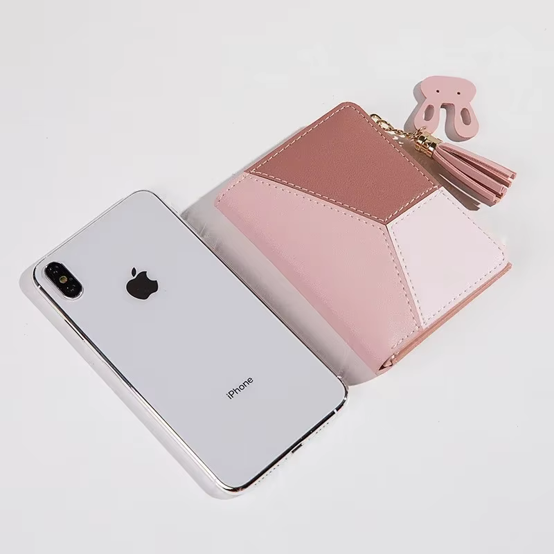Portefeuille pour femme en cuir PU