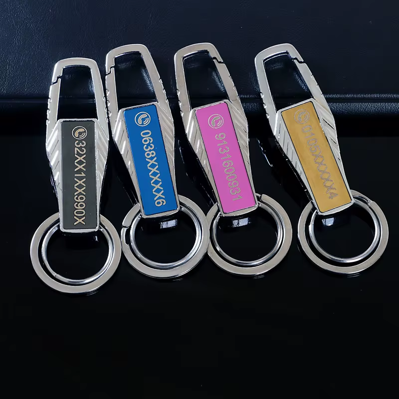Porte-clés de voiture personnalisé Anti-perte