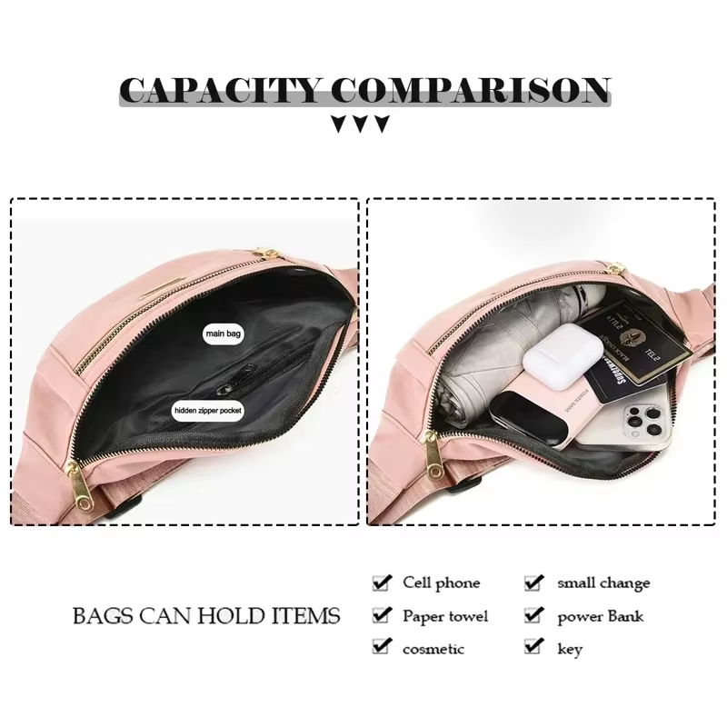 Sac de ceinture sac banane pour femmes sac de taille Fanny Pack sac