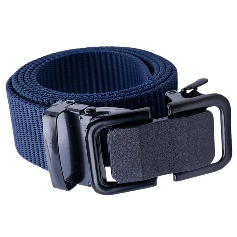 Ceinture tissée à boucle automatique 39BD pour hommes