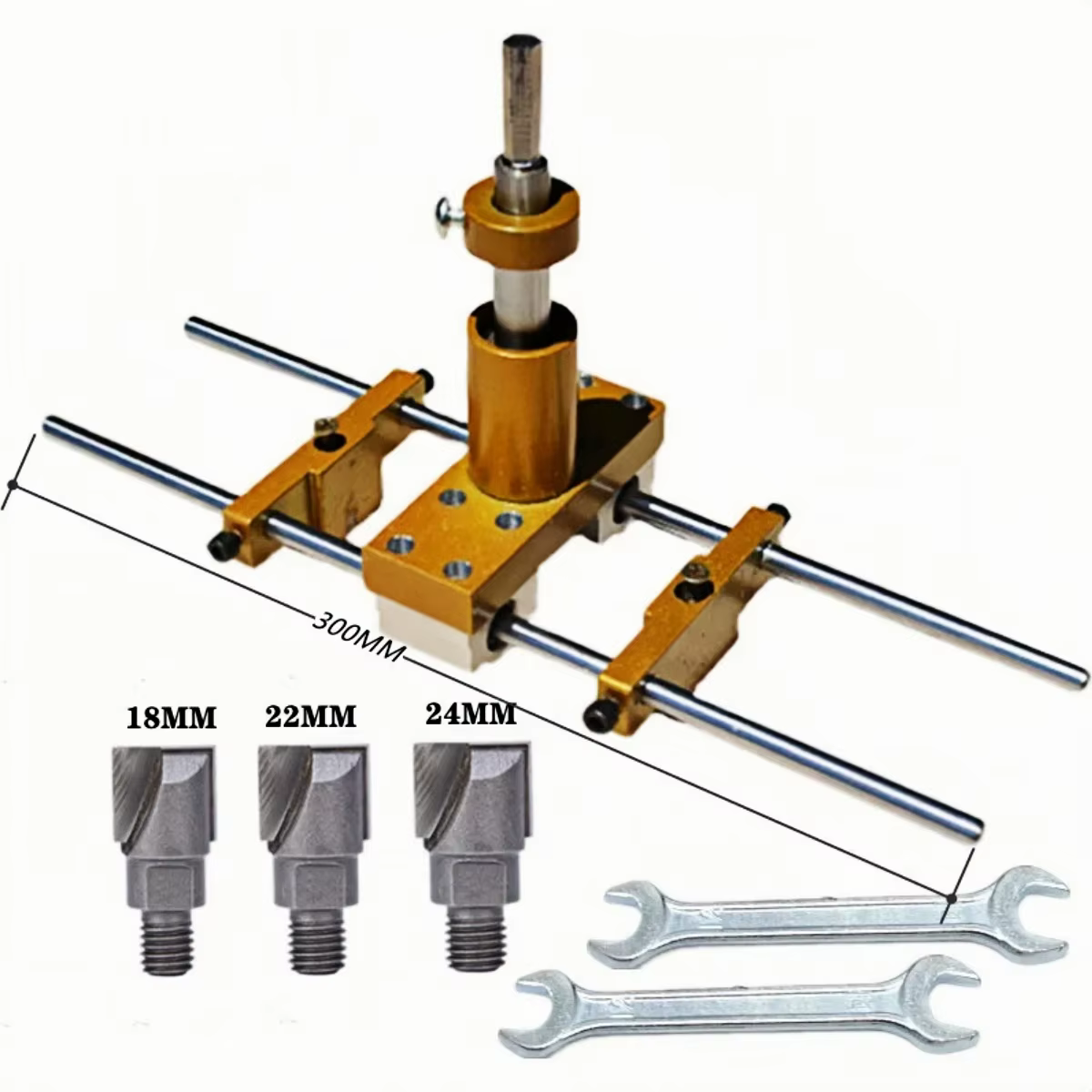 Kit d'ouverture de trou de serrure de porte-installation de mortaise de serrure de porte pour portes en bois Machine à mortaise Installation de serrure de porte gabarit de mortaise