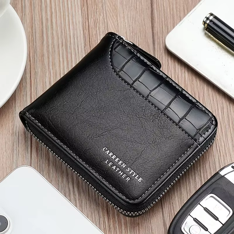 Portefeuille en cuir pour hommes