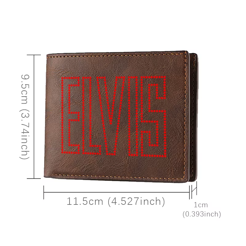 Portefeuille en cuir PU ELVIS Premium