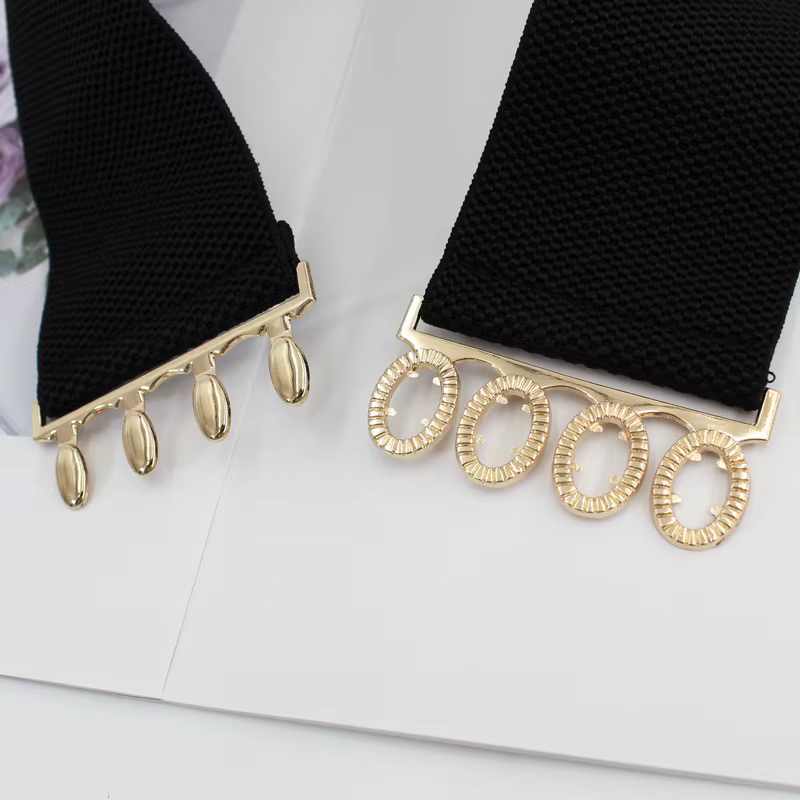 Ceinture large élastique tendance et minimaliste pour femme