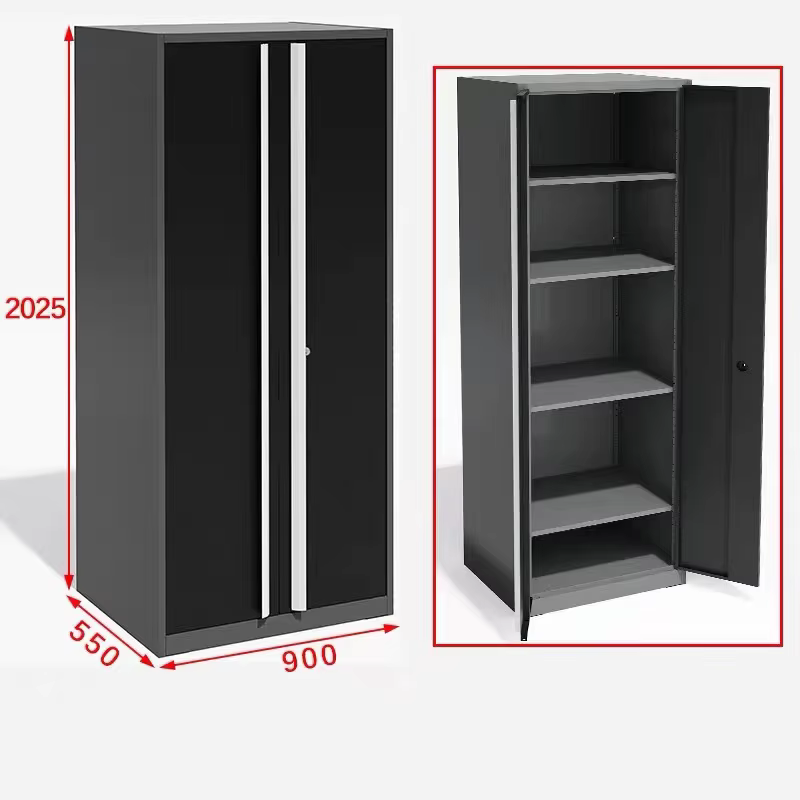 Stockage durable d'outils de mécanicien de garage : armoires à outils en acier de qualité supérieure, combinées de tiroirs et d'armoires à double porte