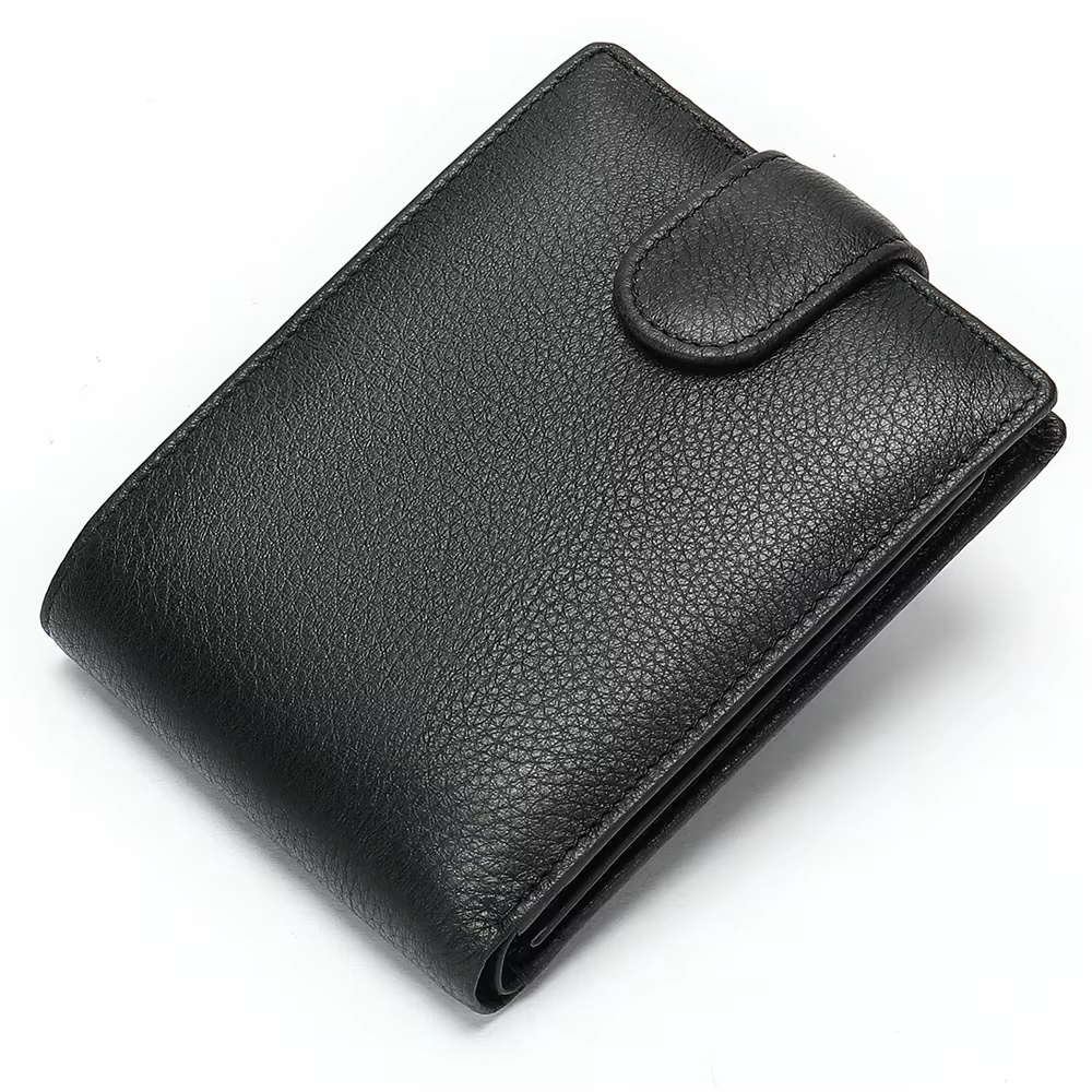 Nouveau portefeuille pour hommes porte - cartes haute qualité HASP