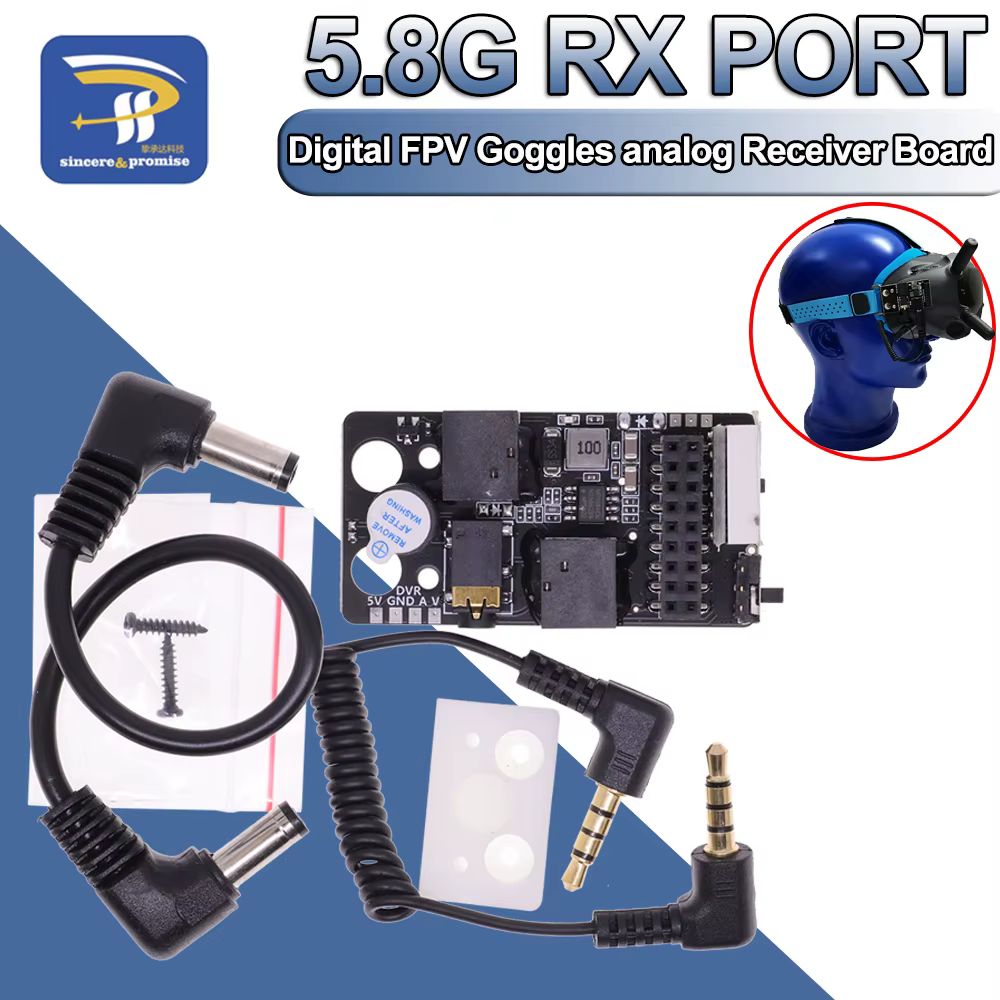 Carte récepteur analogique pour lunettes FPV numériques DJI