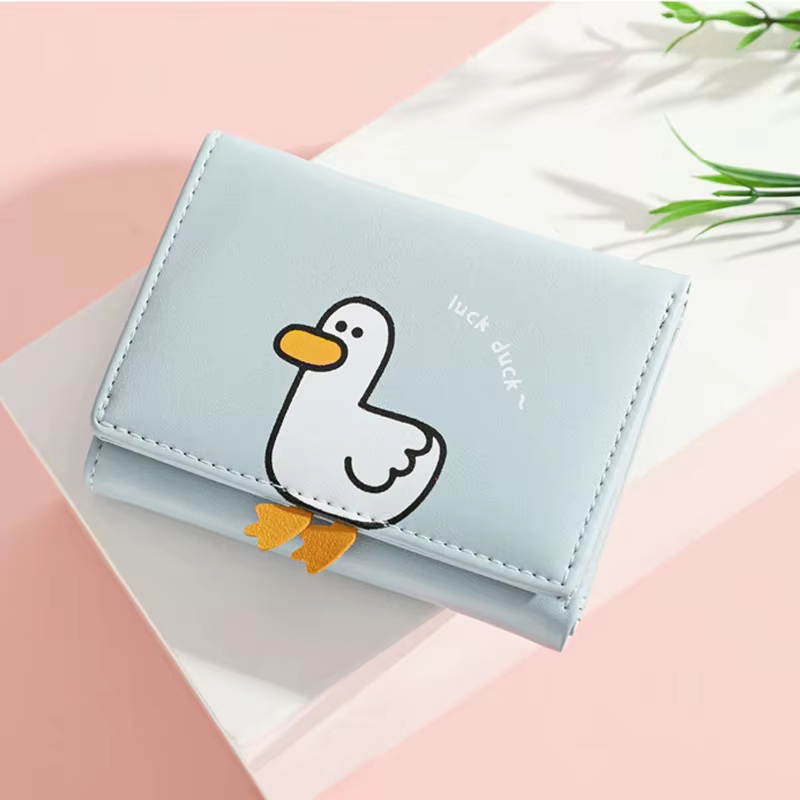 Portefeuille en cuir PU pour femmes
