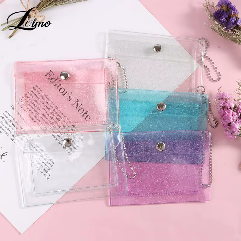 Porte-cartes de crédit transparent et étanche pour hommes et femmes