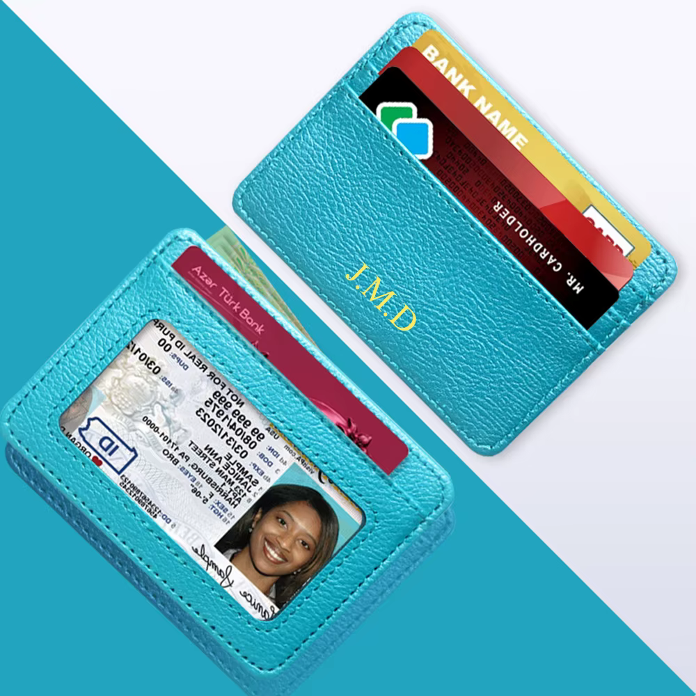 Porte-carte d'identité personnalisé pour hommes et femmes